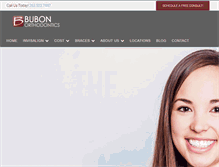 Tablet Screenshot of bubonortho.com